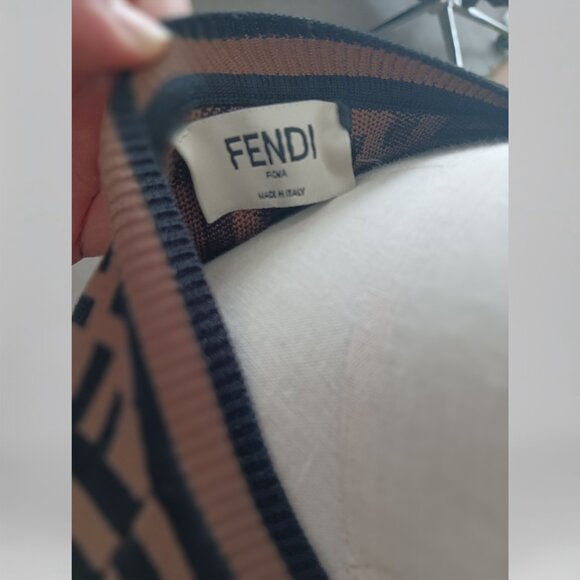 Fendi Brown FF Midi Dress - Picture 10 of 10